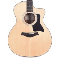 Taylor 114ce Grand Auditorium Walnut/Sitka Acoustic-Electric Guitar - Natural - Includes Taylor Gig Bag