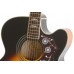 Epiphone EEJ2VSGH1 J-200EC Studio Acoustic-Electric Guitar - Vintage Sunburst