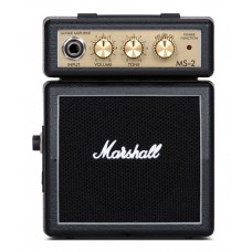 Marshall MS-2 1 Watt Battery-Powered Micro Amplifier - Black