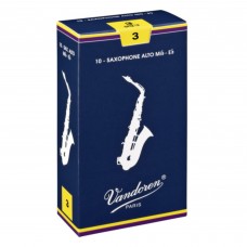 Vandoren Traditional SR222 Tenor Saxophone Reeds - Strength 2 - 5 Pieces