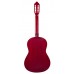 Valencia VC204TWR Transparent Wine Red Classical Guitar - Includes Free Softcase