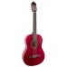Valencia VC204TWR Transparent Wine Red Classical Guitar - Includes Free Softcase
