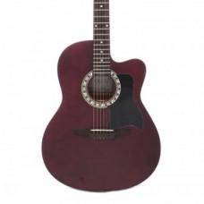 Carlos C931WA Acoustic Guitar Satin Brown Top Dark Back - Include Free Soft Case