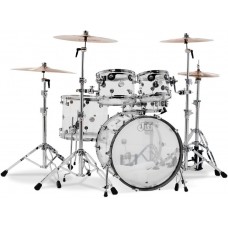 DW Drums DDAC2215CL Design Series 5-Piece Shell Pack - Clear Acrylic - Cymbals & Hardware Not Included