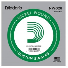 D'Addario NW028 Nickel Wound Electric Single XL 028