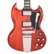 Gibson SG61V00VENH1 SG Standard '61 Maestro Vibrola Solidbody Electric Guitar - Vintage Cherry - Include Hardshell Case