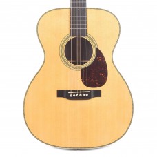 Martin Guitar Y18OM28E OM-28E Orchestra Standard Series Semi-Acoustic - Natural With Rosewood And Fishman Aura VT Enhance Electronics - Includes Martin Hard Shell Case