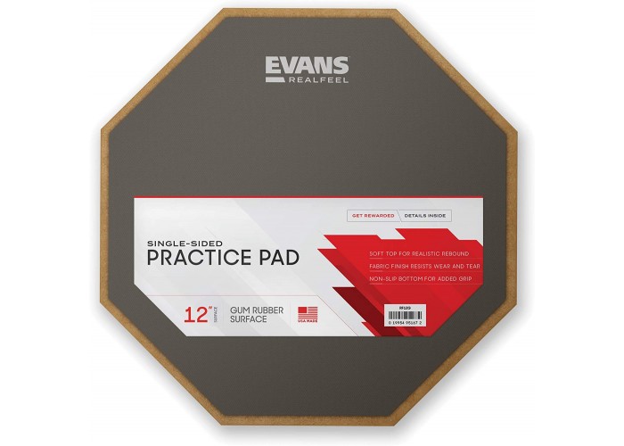 Evans RF12G RealFeel Practice Pad - 12"