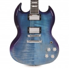 Gibson SGM01U8CH1 SG Modern Solidbody Electric Guitar - Blueberry Fade - Include Gibson Shardshell Case