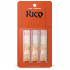 Rico by D'Addario RDA0320 Bb Clarinet Reeds - Strength 2 - 3 Pieces