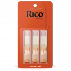 Rico by D'Addario RDA0325 Bb Clarinet Reeds - Strength 2.5 - 3 Pieces