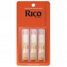 Rico by D'Addario RIA0320 Soprano Saxophone Reeds - Strength 2 - 3 Pieces