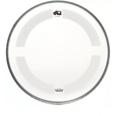 DW DRDHCC08 Coated/Clear Batter Drumhead - 8 Inch