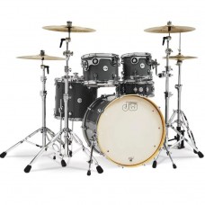 DW Drums DDLG2215SG Design Series 5-Piece Shell Pack - Steel Gray - Cymbals & Hardware Not Included