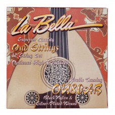 La Bella OU80A-B Oud String Arabic Tuning Nylon - Black