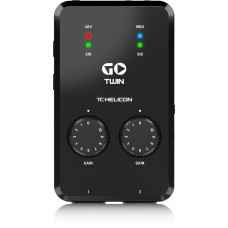 TC Helicon GO TWIN 2-channel Audio/MIDI Interface for Mobile Devices