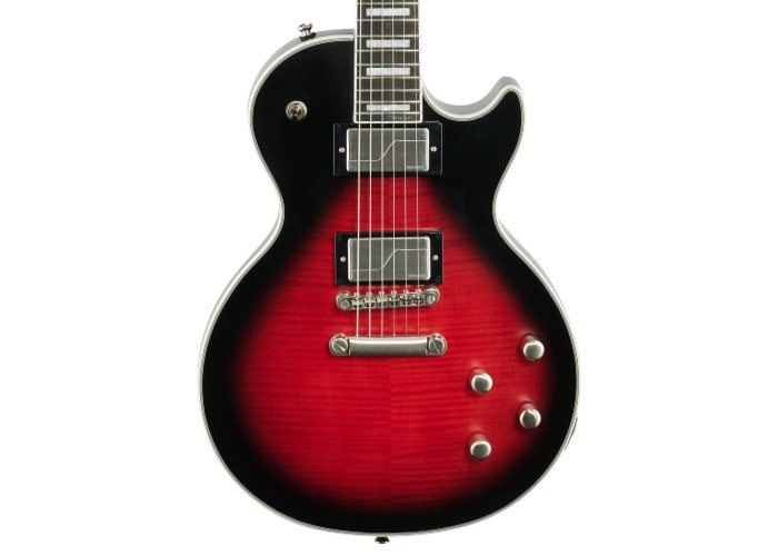 Epiphone EILYRTABNH1 Les Paul Custom Prophecy Solidbody Electric Guitar - Red Tiger Aged Gloss