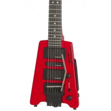Steinberger GTPROHR1 Spirit GT-PRO Deluxe Outfit Travel Guitar™ - Hot Rod Red - Included Deluxe Gigbag
