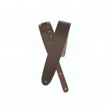 D'Addario 25BL01 2.5-inch Basic Classic Leather Guitar Strap - Brown
