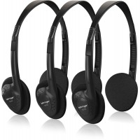 Behringer HO 66 Stereo Headphones - 3 Multipack