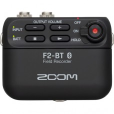 Zoom F2-BT/B Field Recorder With Lavalier Microphone And Bluetooth Control - Black