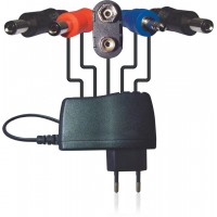 Behringer PSU-HSB-ALL DC 9 V/1.7 A Power Adapter with Daisy-Chain Connectors, Jumper Cables and All-Country Mains Adapters
