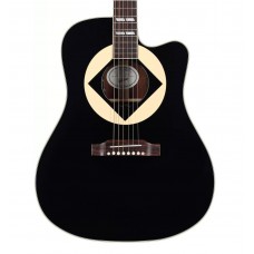 Gibson Acoustic AMSSJCEB Jerry Cantrell "Atone" Songwriter Acoustic-Electric Guitar - Ebony - Include Hardshell Case
