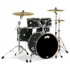 PDP Drums PDCM2215BK Concept Maple 5-Pieces Shell Pack - Satin Black - Without Cymbals