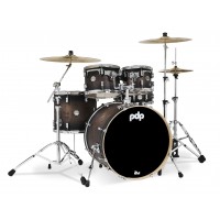 PDP Drums PDCM2215SCB Concept Maple 5-Pieces Shell Pack - Satin Charcoal Burst - Without Cymbals