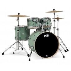 PDP Drums PDCM2215SF Concept Maple 5-Pieces Shell Pack - Satin Seafoam - Without Cymbals