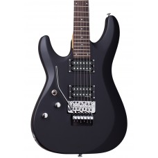 Schecter 436 Electric Guitar C-6 FR Deluxe Left Handed - Satin Black