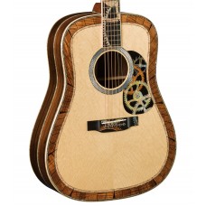 Martin Guitar D200 Deluxe Dreadnought Acoustic Guitar (Pre-Order) - Brazilian Rosewood - Includes Wearable Wristwatch from RGM and Martin Aluminum Hard Shell Case