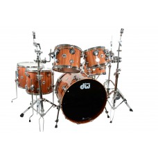 DW Drums DRNCHE/MHGTTCSC Collector's Series 7-Piece Shell Pack - Mahogany Lacquer - Cymbals & Hardware Not Included