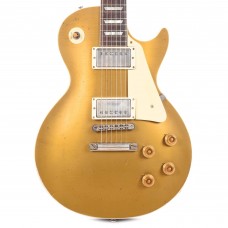 Gibson Custom Shop LPR57LADBDGNH1 Murphy Lab 1957 Les Paul Goldtop Darkback Reissue Electric Guitar - Double Gold Light Aged