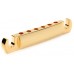 Gibson Accessories PTTP-020 Stop Bar Tailpiece with Studs and Inserts - Gold