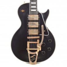Gibson Custom LPB357VOEBBG1 Les Paul Custom 1957 Reissue VOS Electric Guitar - Black Beauty
