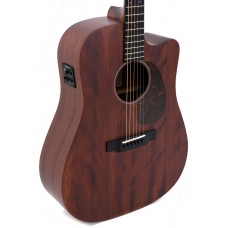 Sigma DMC-15E Guitars  D-14 Fret, Cutaway Semi Acoustic Guitar - Satin - Include Softcase
