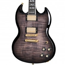 Gibson SGSU00E2GH1 SG Supreme Electric Guitar - Translucent Ebony