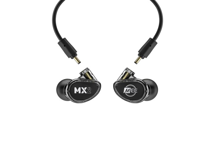 Mee Audio MX2PRO-BK Hybrid Dual Driver Modular In Ear Monitors - Smoke