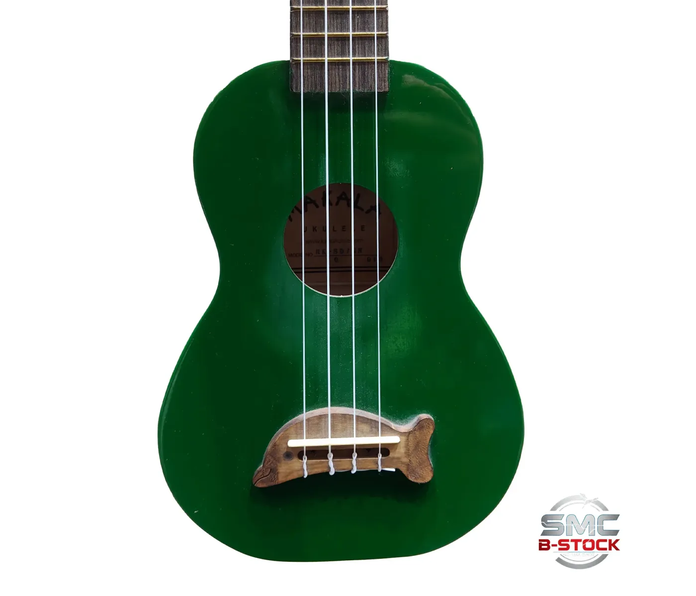Makala Dolphin Series Soprano Ukulele - Green - B-Stock