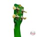 Makala Dolphin Series Soprano Ukulele - Green - B-Stock