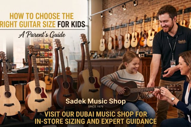 How to Choose the Right Guitar Size for Kids: A Parent's Guide to 1/4, 1/2, 3/4 & Full-Size Guitars