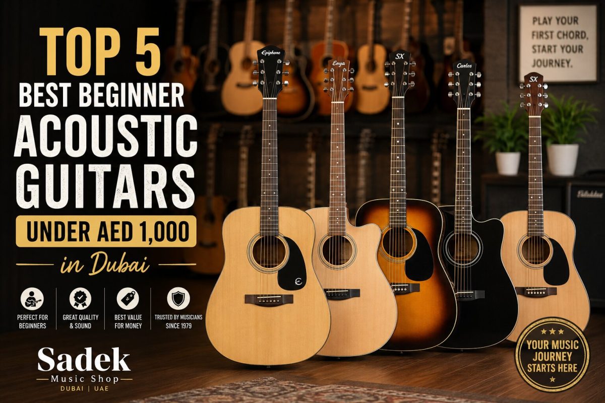 Top 5 Beginner Acoustic Guitars Under AED 1,000 in Dubai: What We'd Actually Recommend