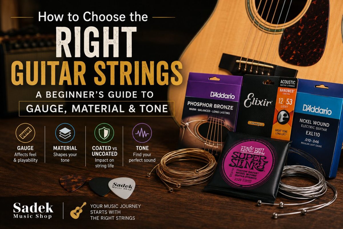 How to Choose the Right Guitar Strings: A Beginner’s Guide to Gauge, Material & Tone