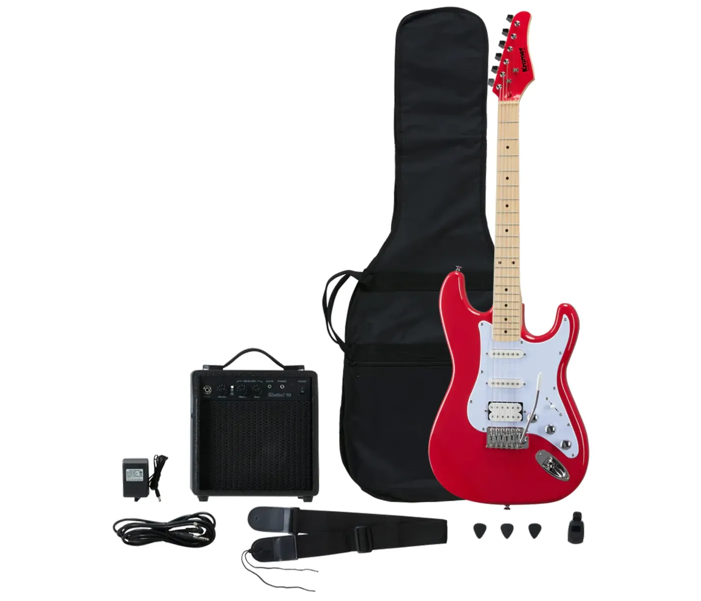 Kramer Player Pack Focus Electric Guitar - Red