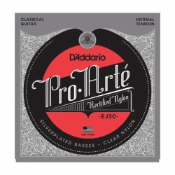 D'Addario EJ30 Pro-Arté Rectified Trebles Classical Guitar Strings - Normal Tension