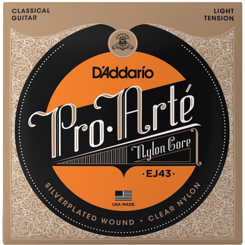 D'Addario EJ43 Pro-Arté Nylon Classical Guitar Strings - Light Tension