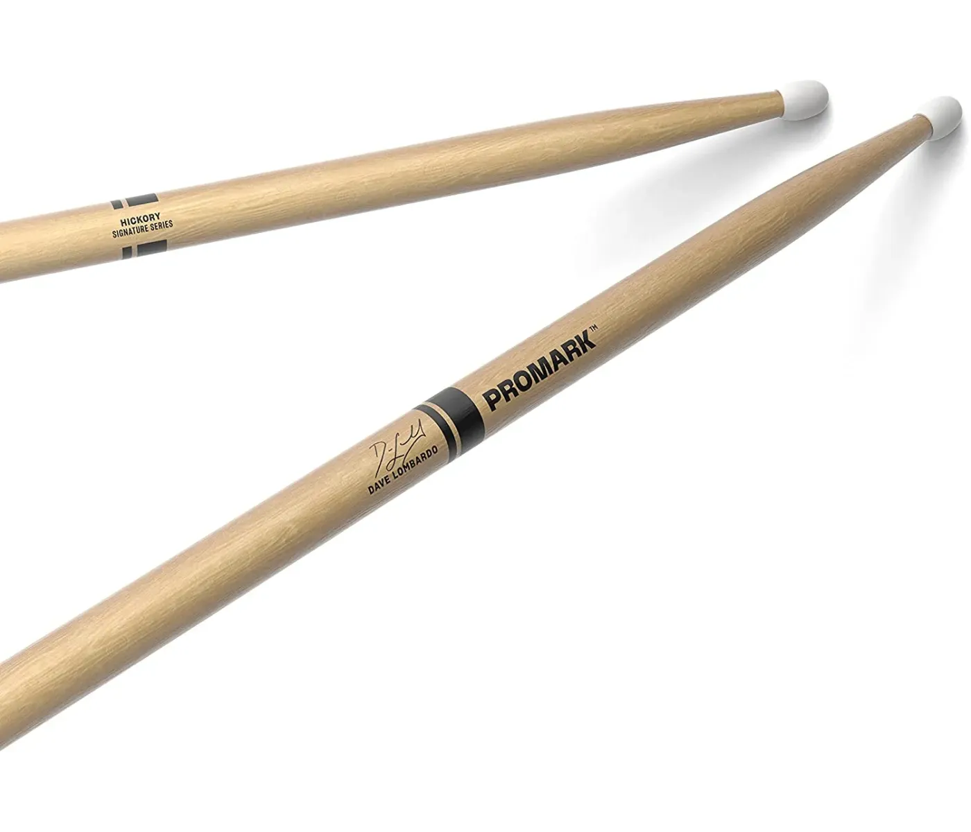 ProMark Drumsticks TX2BXN Hickory 2Bx Dave Lombardo Oval Nylon Tip