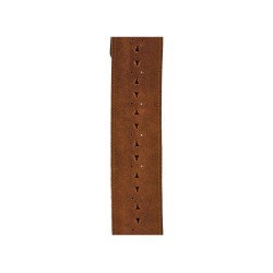 D'Addario 25PRF05 Vented Leather Guitar Strap - Honey Suede Apache