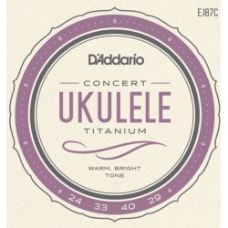 D'addario EJ87C Titanium Ukulele String - Concert